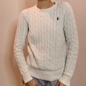 RALPH LAUREN CABLE KNIT SWEATER